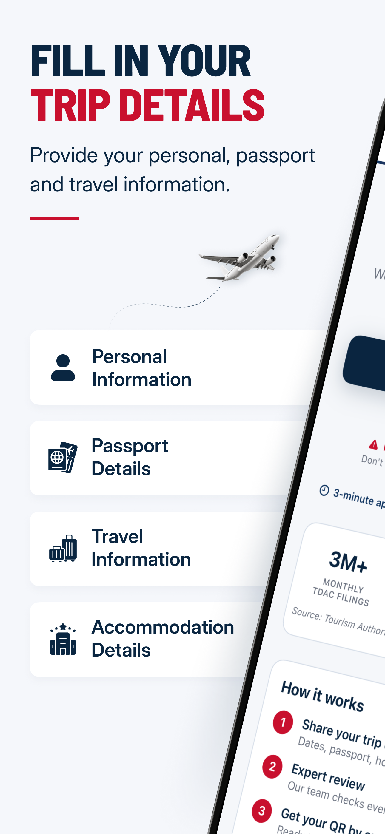Fill in your trip details